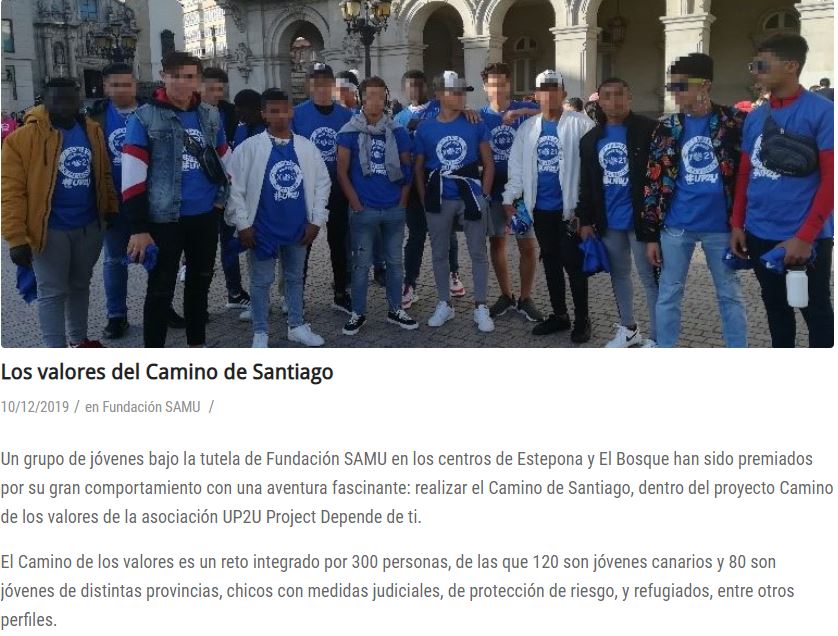 Los valores del Camino de Santiago y SAMU