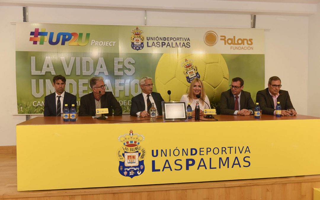 La U.D. Las Palmas, coorganizador del proyecto social «#UP2U: Depende de ti»